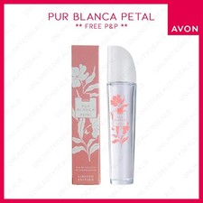 AVON PUR BLANCA PETAL EAU DE TOILETTE EDT 50ml **FLORAL, FRUITY, MUSK SCENT**