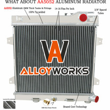 2 Rows Aluminium Radiator For