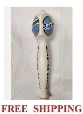 BLUE MOON BELGIAN WHITE ALE WOODEN BAR TAP HANDLE BEER KEG MARKER NEW OLD STOCK