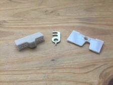 dometic fridge door catch/lock + backing plate hook caravan/motorhome campervan