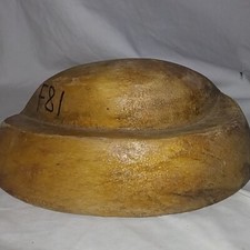 Wooden hat block millinery - ,