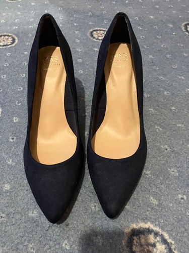 Navy court shoes