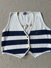 Vintage Designer Gilet By Heco Size M
