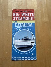 Vintage Big White Steamship To