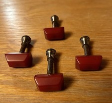 Lot Of 4 Vintage Red Bakelite