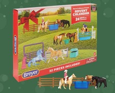 BREYER HORSES ADVENT CALENDAR 2025 HORSE & UNICORN FRIENDS MINI WHINNIES NEW