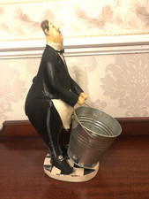 large French Waiter Wine Bottle Holder. Vintage