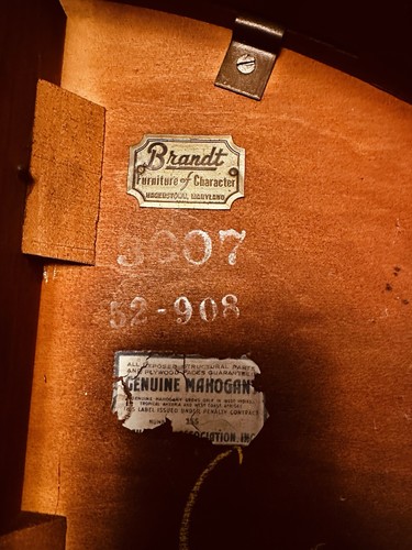 Vintage brandt mahogany - vintage,