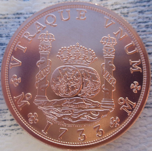 1733 spanish pillar - 1,