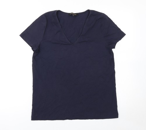 Jaeger women blue basic neck - basic, v-neck