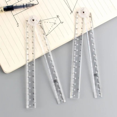 Folding acrylic ruler portable - folding,