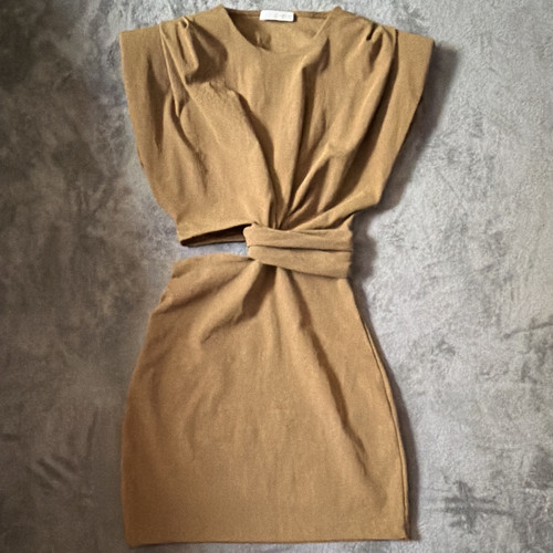 Zara khaki round - zara,