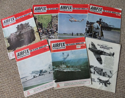 Vintage airfix magazines - vintage,