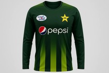 Pakistan Cricket Team T-Shirt Medium, Large Size Full Sleeves Unisex