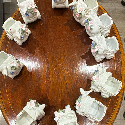 White porcelain mini trinket - mini,