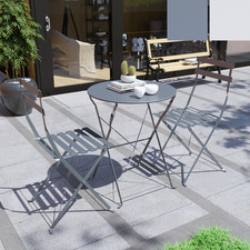 3 Piece Metal Bistro Set