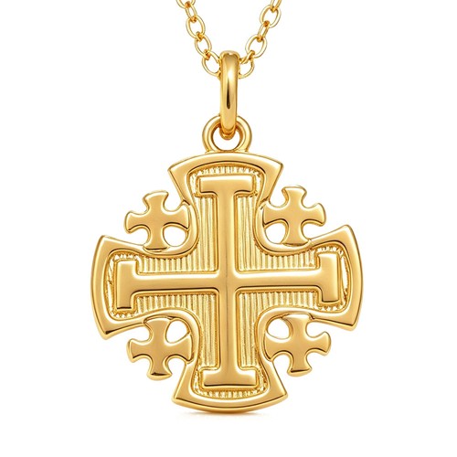 Jerusalem cross pendant - cross,