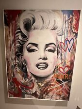 COOL MARILYN MONROE GRAFFITI STYLE DECOR CANVAS WALL ART PICTURE PRINT