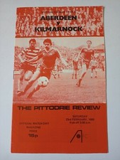Aberdeen v Kilmarnock Scottish