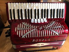 Classic 60's (?) Sonola Piano Accordion in very good condition