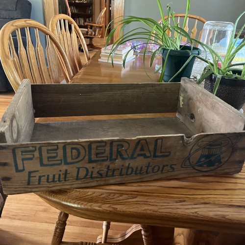 Vintage federal fruit wooden - fruit,