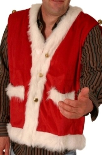 Santa waistcoat with bells - waistcoat,
