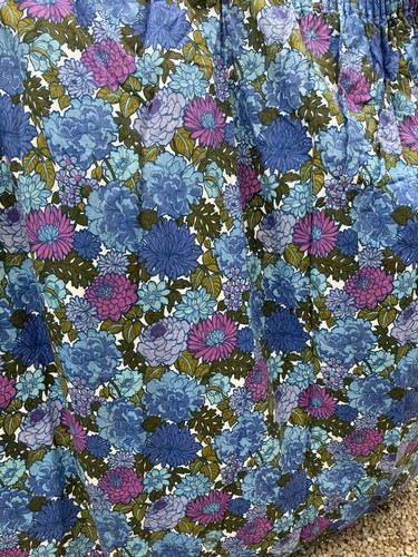 Vtg mcm 70s - pink, floral