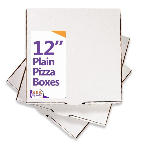 Inch plain white - inch, pizza