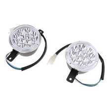 2 x LED Head Light For 110cc