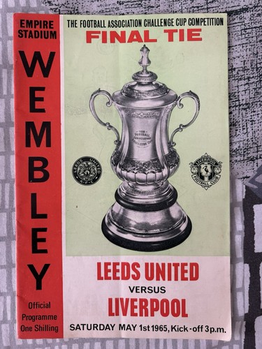 1965 cup final programme - final,