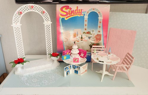 Sindy white wedding set - wedding, set'
