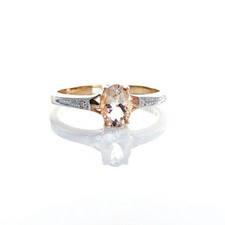 9ct Morganite Ring Size N.5