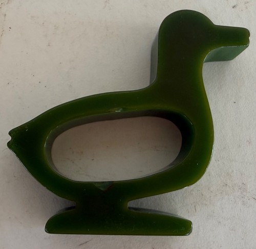 Vintage bakelite duck napkin - vintage,