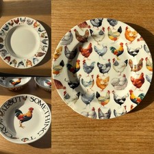 Emma Bridgewater Hen and Toast dinner plate, pasta bowl & side plates (Choose..)