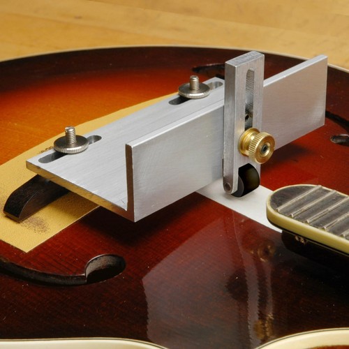 Stewmac archtop bridge fitting - stewmac,
