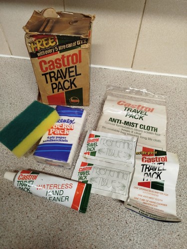 Castrol gtx travel pack 1980s - gtx,