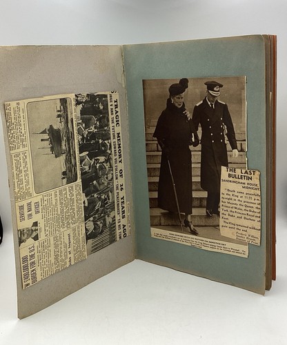 Royal newspaper scrapbook - royal,