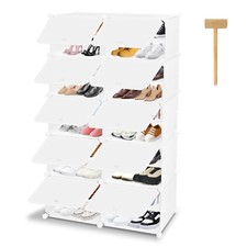 Shoe Rack, 6-10-layer 2-column