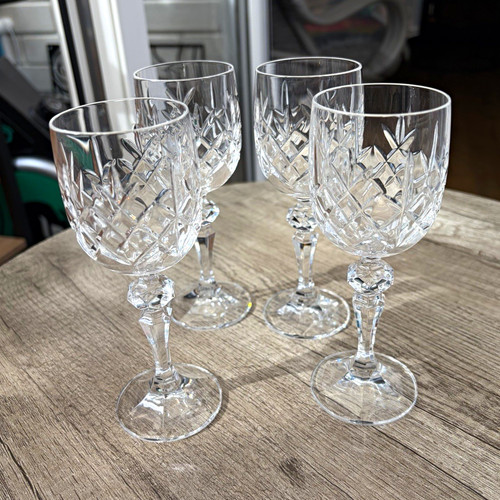 Clear cut etched geometric - clear,
