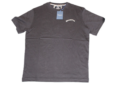Aquascutum men shirt black - aquascutum, t-shirt