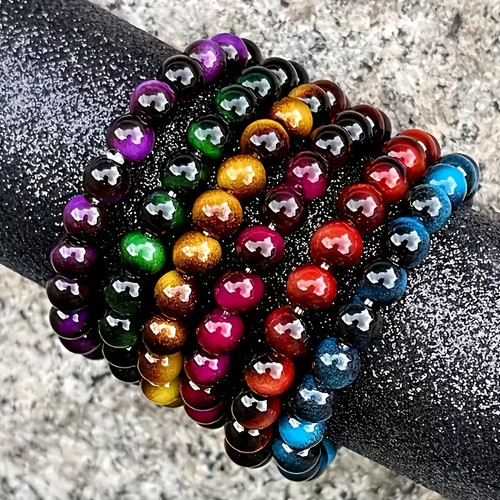 Tiger eye stone - tiger, bracelet: