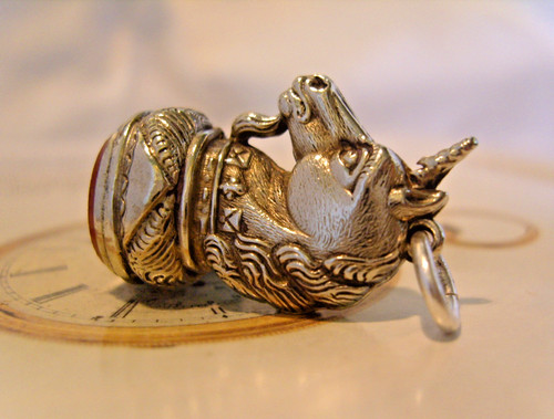 Pocket watch chain unicorn - pocket,