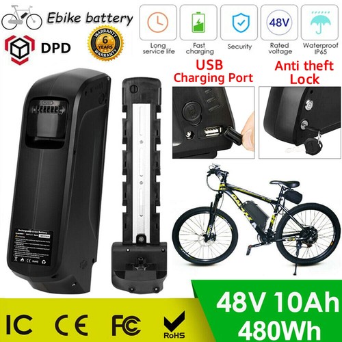 48v 10ah ion bike battery - 10ah, e-bike