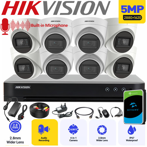Hikvision 5mp cctv security - hikvision,
