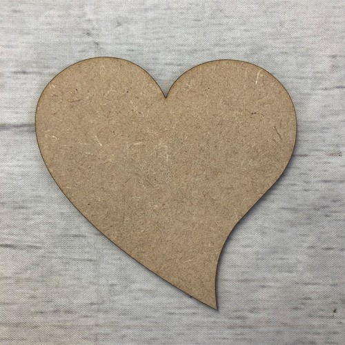 Heart wonky - 5, mdf
