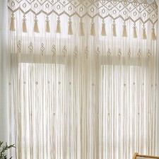 80 inch Large Macrame Curtain