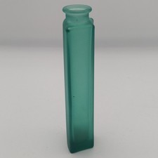 Frosted Teal Green Glass