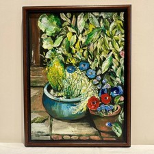 Framed Acrylic painting on