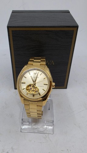Bulova 97a182 surveyor gold - bulova,
