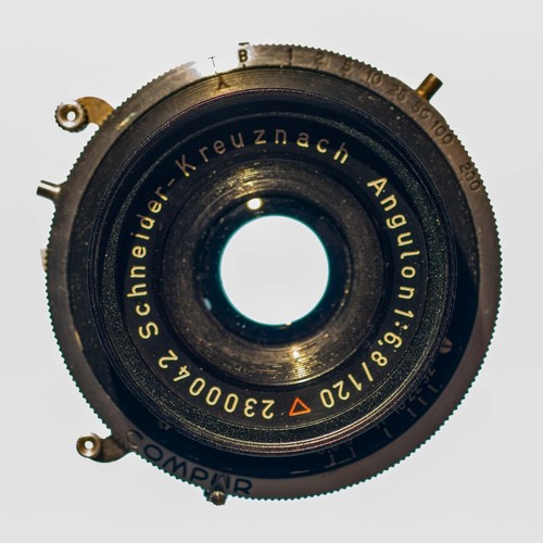 Schneider angulon 120mm 8 - 120mm, 6.8